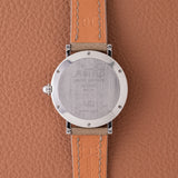 2000s Gérald Genta Retrograde Jump Hour Guilloche Pearl Dial  (Ref. G.3614)
