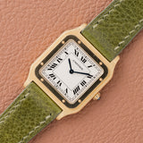 1990s Cartier Santos Dumont Extra Plat Guilloche Dial (Ref. 821054)