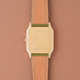 1990s Cartier Santos Dumont Extra Plat Guilloche Dial (Ref. 821054)