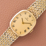 1972 Omega Ellipse Gold Integrated Rope Bracelet (Ref. D6331)