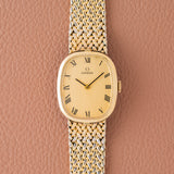 1972 Omega Ellipse Gold Integrated Rope Bracelet (Ref. D6331)