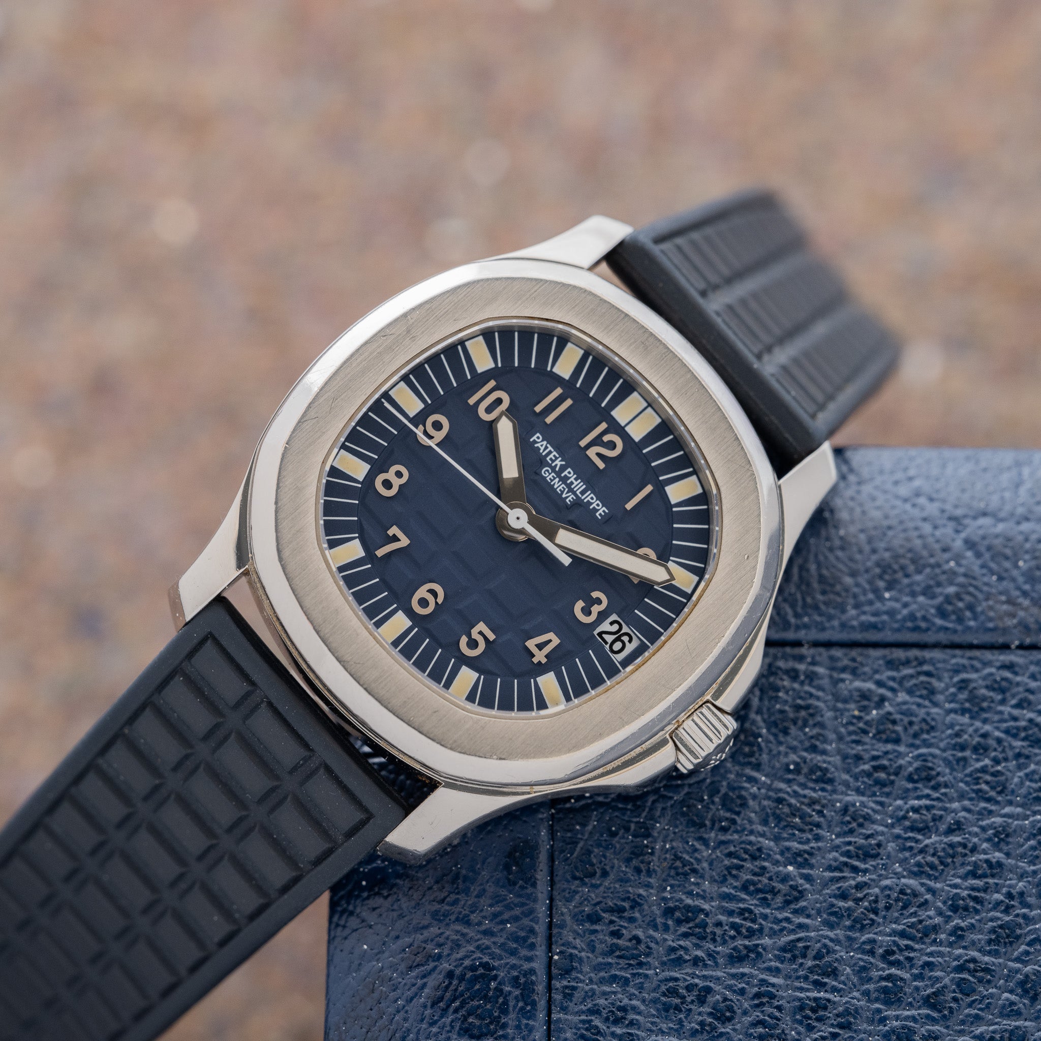 Patek Philippe Aquanaut Blue Dial Japan Edition - Box & Archives