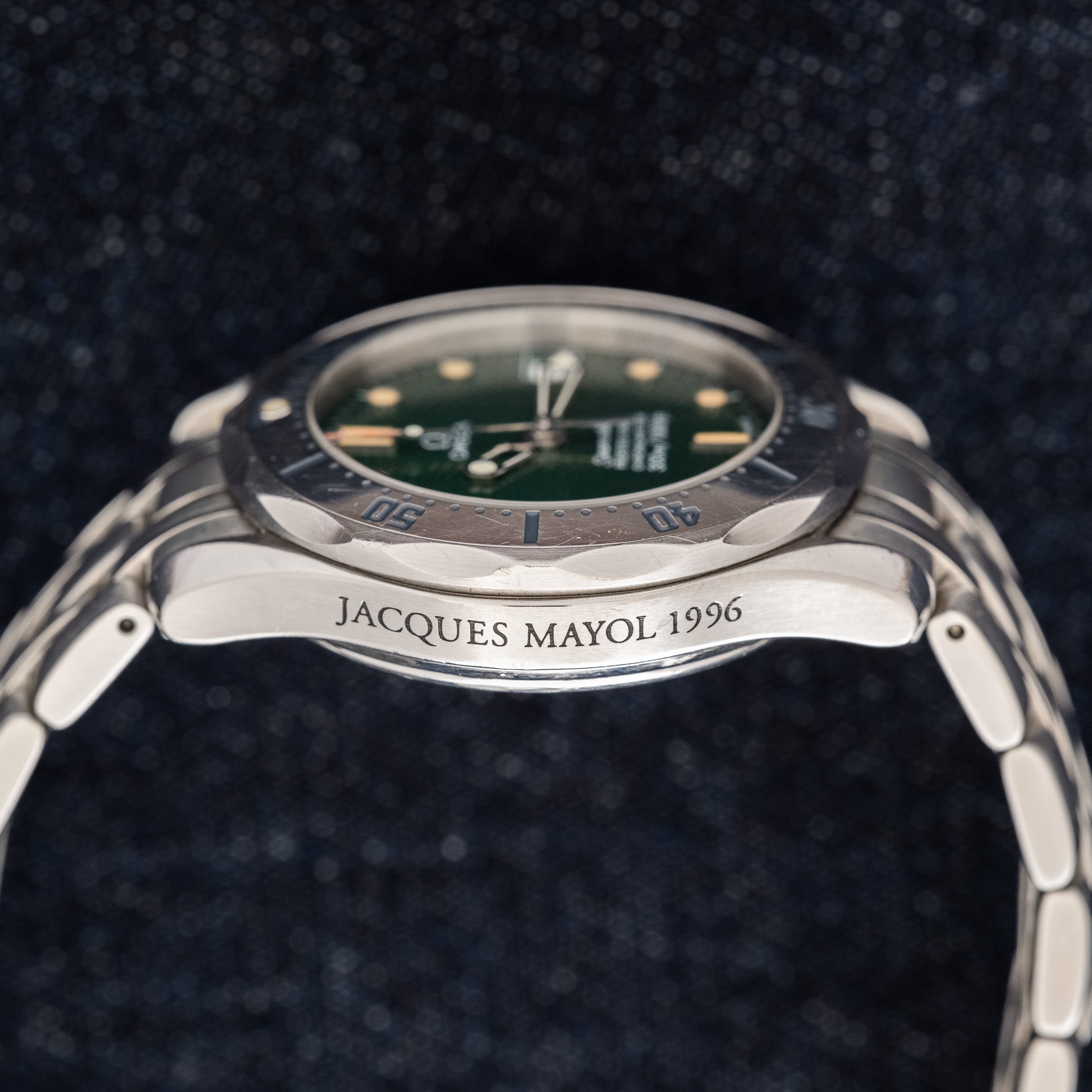 1999 Omega Seamaster 300M Green Jacques Mayol (Ref. 2553.41