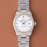 1985 Rolex Datejust White 'Porcelain' Dial (Ref. 16014)