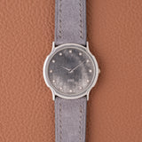 1988 Omega Platinum Diamond Dial Ultra Slim (Ref. 191.754 BZ01)