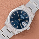 1995 Rolex Oyster Perpetual Date Blue Dial (Ref. 15200)