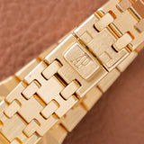 2000s Audemars Piguet Mini Royal Oak Gold Pink Pearl Diamond Dial (Ref. 67371BA)