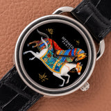 Hermès Cheval d'Orient Limited Edition Painted Horse Dial (Ref. 040827WW00)