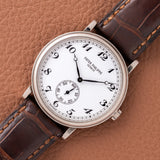 1990s Patek Philippe Calatrava White Gold Breguet Porcelain Dial (Ref. 5022G)