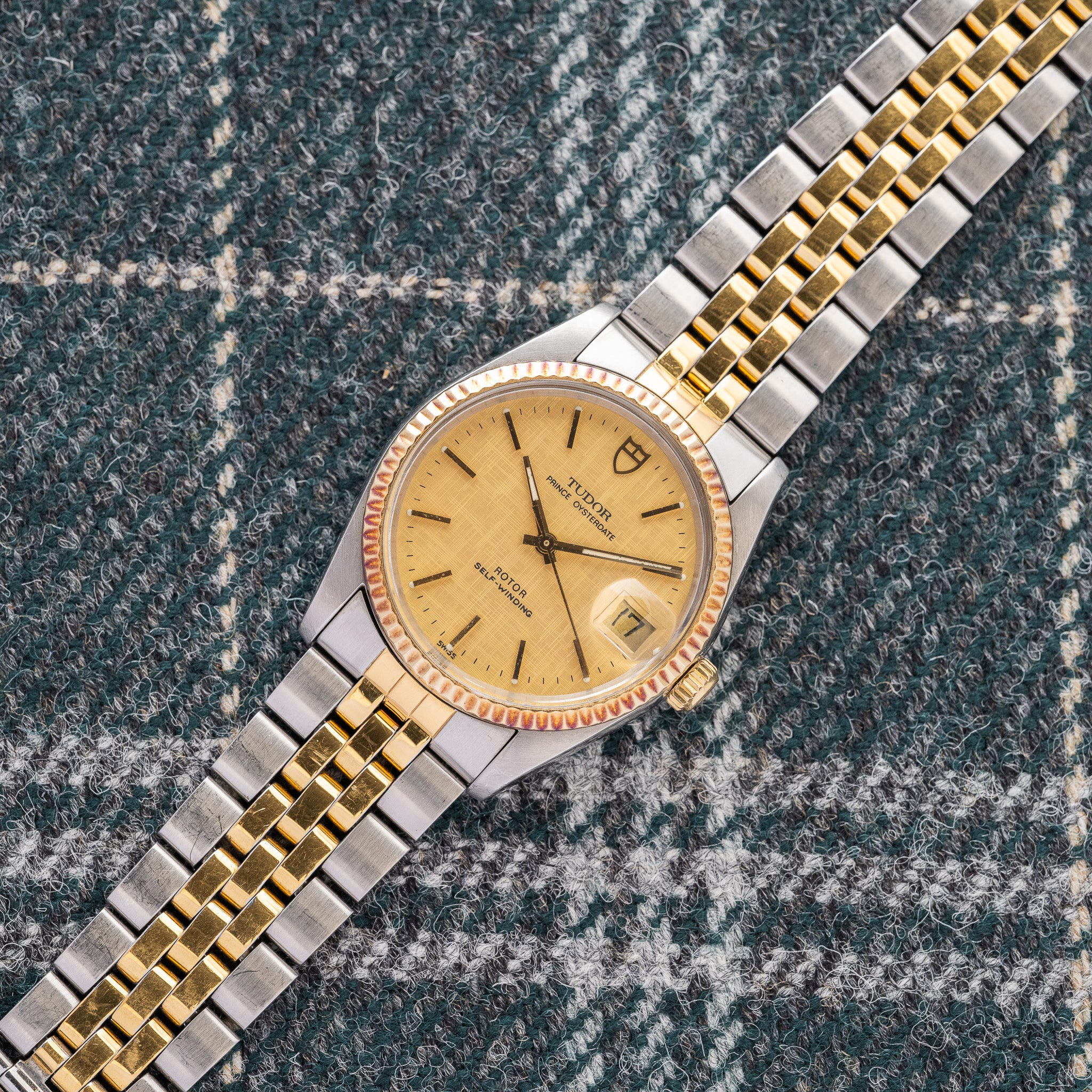 1989 Tudor Prince Oysterdate Linen Dial (Ref. 74033) – Huntington