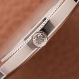 1990s Patek Philippe Calatrava White Gold Porcelain Dial (Ref. 3520G)