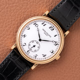 1990s Patek Philippe Rose Gold Calatrava Breguet Porcelain Dial (Ref. 5022R)