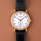 1990s Patek Philippe Rose Gold Calatrava Breguet Porcelain Dial (Ref. 5022R)