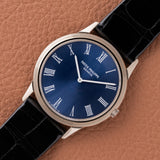 1970s Patek Philippe White Gold Blue Dial Automatic Calatrava (Ref. 3591)