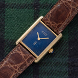 Cartier Must De Tank Lapis Dial