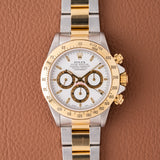 1995 Rolex Daytona Zenith Two Tone White Dial (Ref. 16523)
