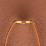 1990s Hermès Dress Watch Burgundy Dial