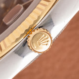 2006 Rolex Datejust Two Tone Blue Dial Roulette Wheel - Papers (Ref. 116233)