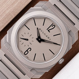 2018 Bvlgari Octo Finissimo Titanium - Box and Papers (Ref. BGO40TXT)