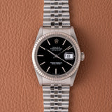 1989 Rolex Datejust Black Dial - Unpolished (Ref. 16234)