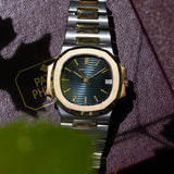 Patek Philippe Nautilus Blue Dial - Box & Papers (Ref. 3800)