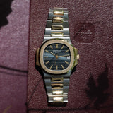 Patek Philippe Nautilus Blue Dial - Box & Papers (Ref. 3800)