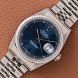 2000 Rolex Datejust Blue Dial (Ref. 16220)