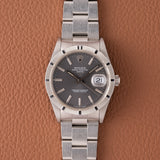 1991 Rolex Oyster Perpetual Date Grey Dial - Unpolished (Ref. 15210)