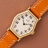 1990s Dunhill Centenary Yellow Gold Octagon 100th Anniversary
