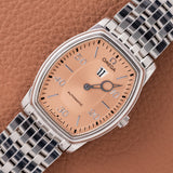 1998 Omega De Ville Jump Hour Salmon Dial On Bracelet (Ref. 4553.61)