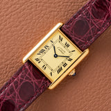 1980s Cartier Must Tank Classic Roman Dial (Ref. 590005)