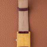 1980s Cartier Must Tank Classic Roman Dial (Ref. 590005)