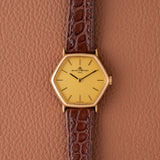1970s Baume & Mercier Gold Hexagon Dress Watch (Ref. 37097)