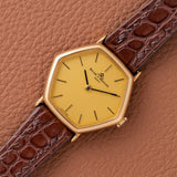 1970s Baume & Mercier Gold Hexagon Dress Watch (Ref. 37097)