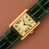 1980s Cartier Must Tank Cream Roman Dial (Ref. 590005)