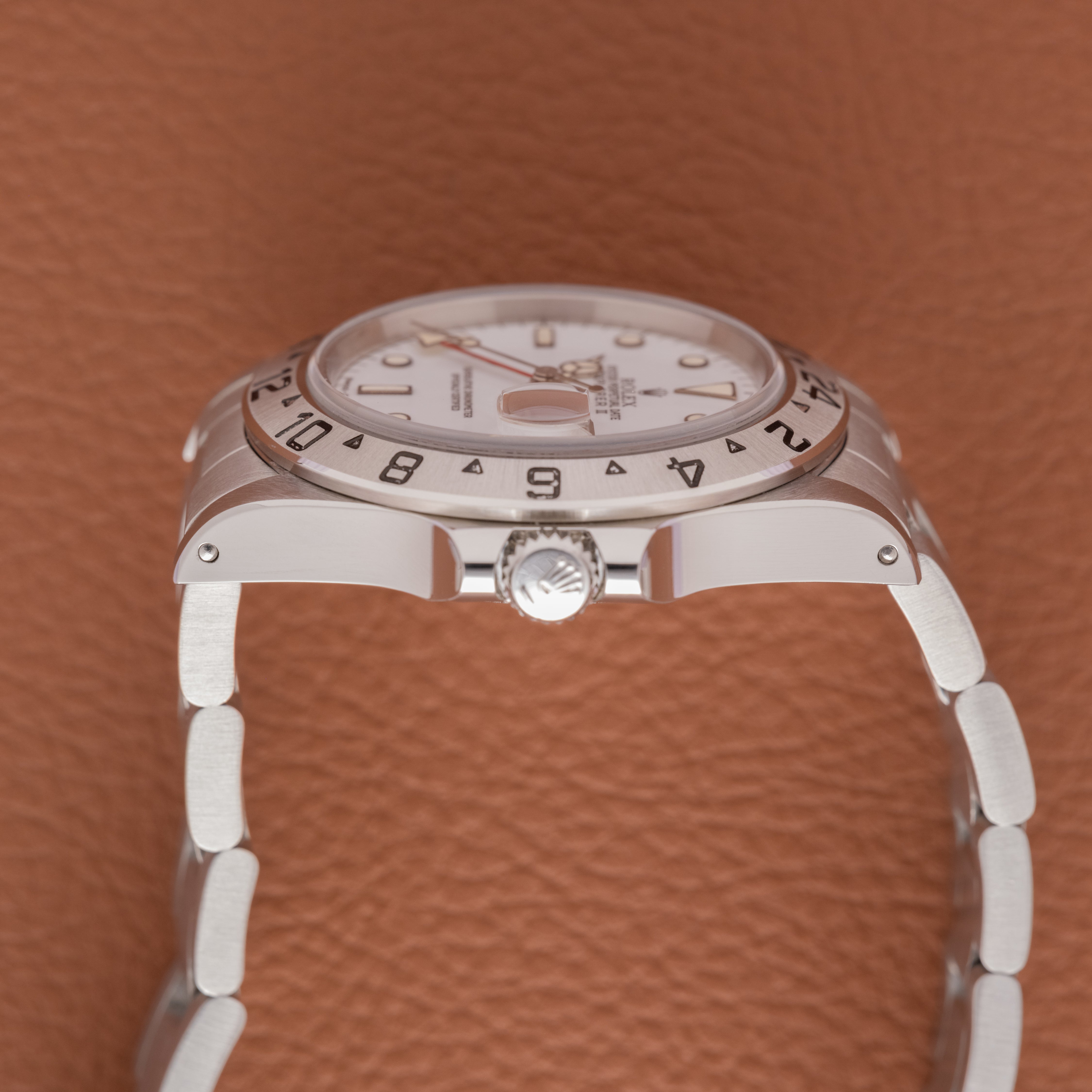 1985 Rolex Explorer II Cream Lume Silver Hands (Ref. 16550