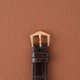 1990s Patek Philippe Calatrava Pink Gold Cream Dial- Patek Service (Ref. 3923R)