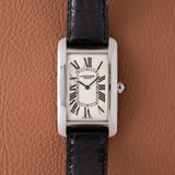 2000 Cartier Tank Américaine Platinum CPCP - Papers (Ref. 1734B)