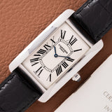 2000 Cartier Tank Américaine Platinum CPCP - Papers (Ref. 1734B)