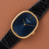1980s Patek Philippe Ellipse Perfect Blue Dial (Ref. 3848)