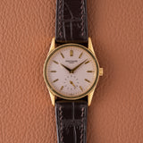 1995 Patek Philippe Calatrava Patina DIal - Box and Papers (Ref. 3796J)