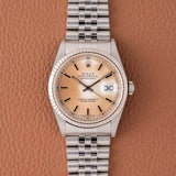 1996 Rolex Datejust Unpolished Tropical Dial - Caseback Sticker (Ref. 16234)