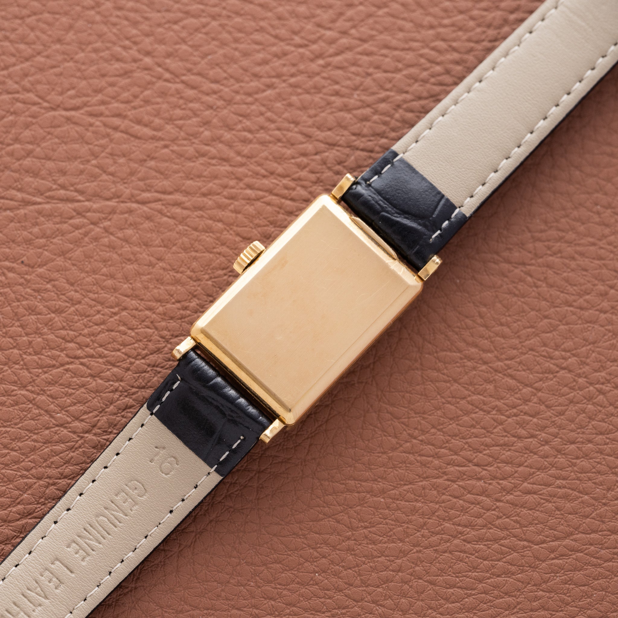 c. 1942 Patek Philippe Rectangular Sector Dial & Wenger Case (Ref