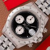 2000 Tudor Prince Chronograph Reverse Panda - Box and Tag (Ref. 79280)