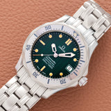 1999 Omega Seamaster 300M Green Jacques Mayol  (Ref. 2553.41)
