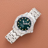 1999 Omega Seamaster 300M Green Jacques Mayol  (Ref. 2553.41)