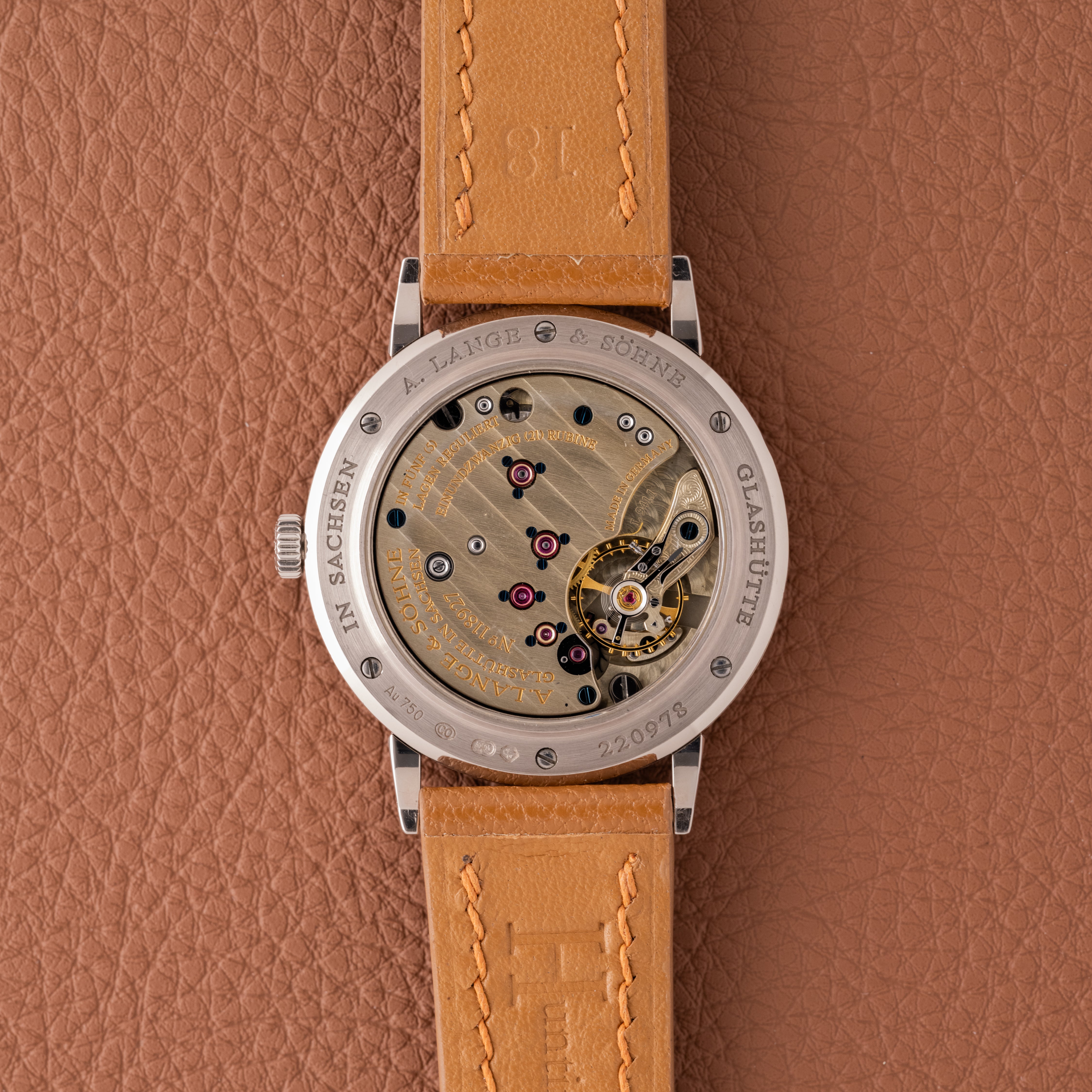 A. Lange & Söhne Saxonia White Gold (Ref. 219.026) – Huntington