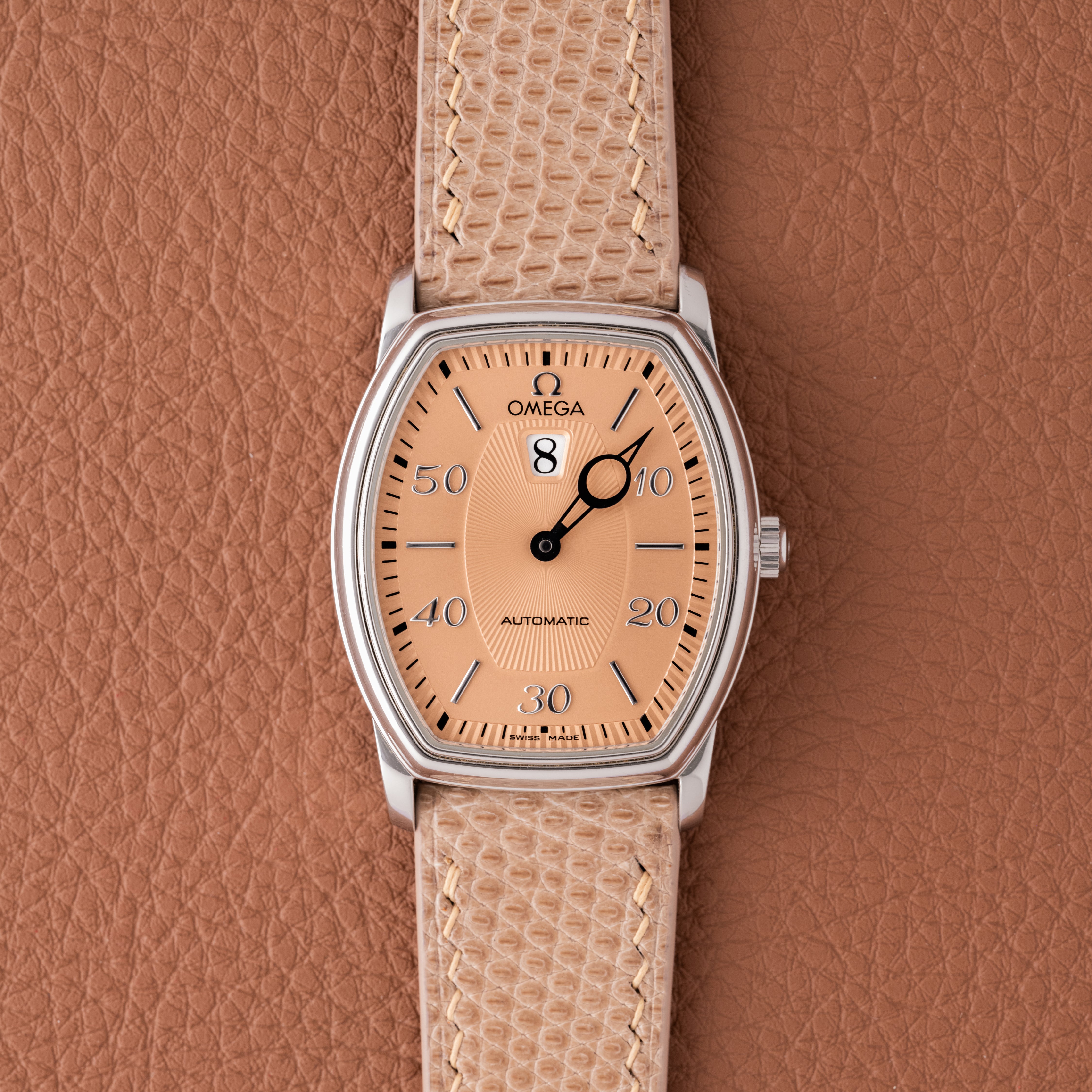 1998 Omega De Ville Salmon Jump Hour - Box and Tag (Ref. 4553.61