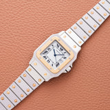 Cartier Santos Carree Two Tone - Unpolished (Ref. 2961)