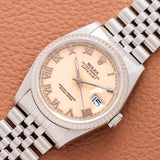 1989 Rolex Datejust Rare Cream Roman Dial (Ref. 16234)